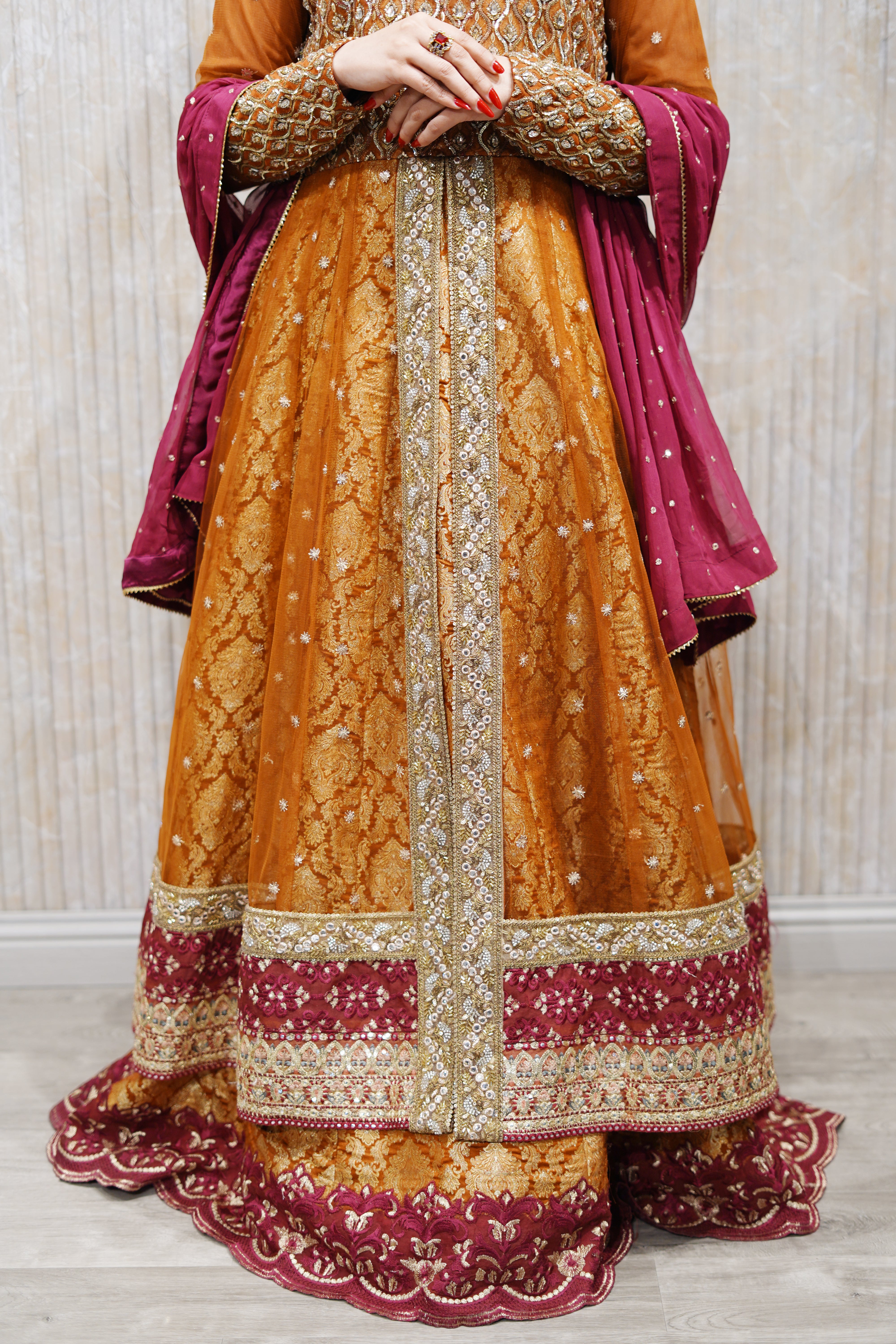 Mustard Marigold Pishwas